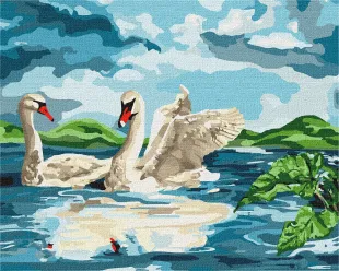 Картина за номерами - Біля озера