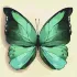 Painting by numbers - Green butterfly 