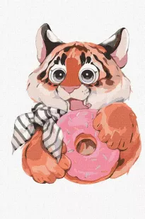 Painting by numbers - Sweet donut