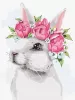 Painting by numbers - White bunny