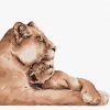 Painting by numbers - Mom's love