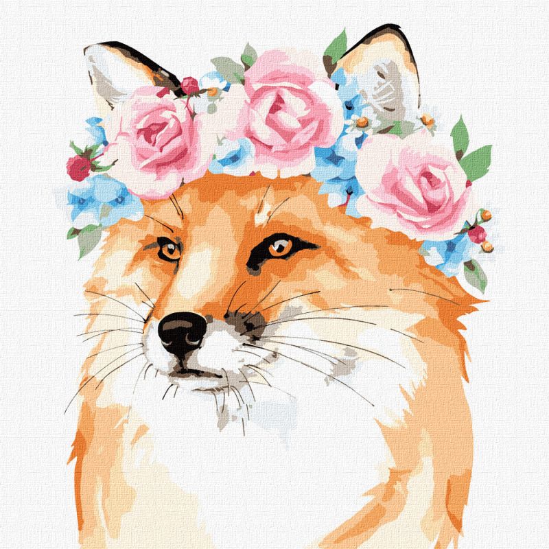 Painting by numbers - Magic fox