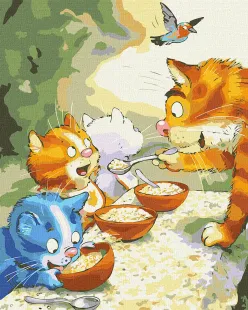 Painting by numbers - Another spoon! ©Irina Zenyuk
