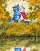 Картина по номерам - Встреча у реки ©Ирина Зенюк