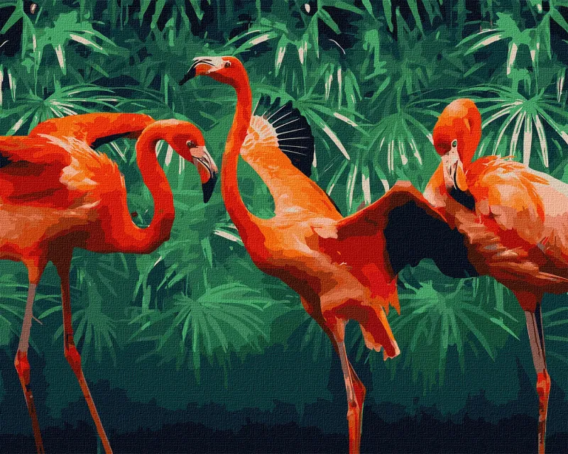 Painting by numbers - Bright tropics