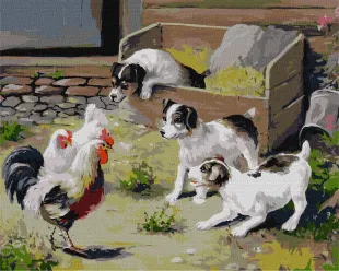 Картина за номерами - Зустріч ©Олександр Закусілов