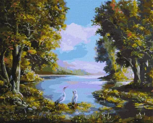 Картина за номерами - Лісова тиша ©Олександр Закусілов