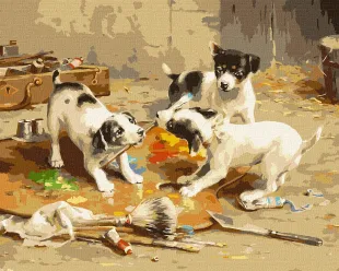 Картина за номерами - Маленькі художники ©Carl Reichert