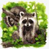 Painting by numbers - Striped friends