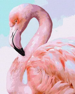 Картина за номерами - Рожевий фламінго ©Ira Volkova
