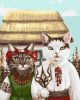 Картина за номерами - Котяча готика ©art.irina.pass