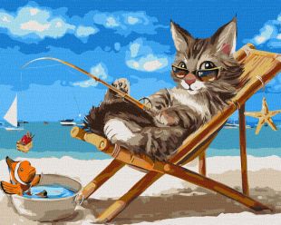 Painting by numbers - Sophisticated fishing