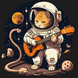 Картина по номерам - Космические мелодии ©pravda.dmtr