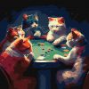 Sets of paintings - "A magical miracle" & "Gambling furries"