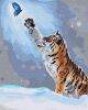 Painting by numbers - Entertainments of tiger ©khutorna_art