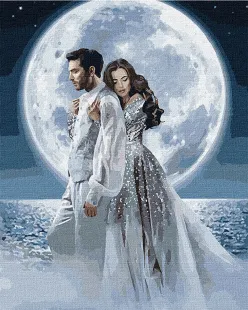 Painting by numbers - Under the moonlight 