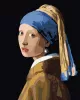 Painting by numbers - Girl with a pearl earring ©Jan Vermeer