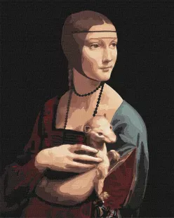 Painting by numbers - Lady with an ermine ©Leonardo da Vinci