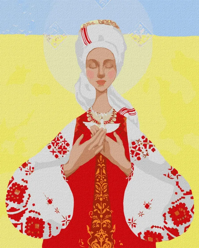 Painting by numbers - Mother-Ukraine ©Katya Dudnik