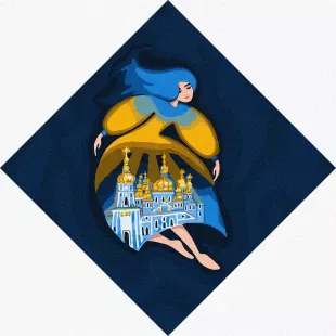 Картина за номерами - Берегиня Михайлівська ©mosyakart