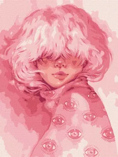 Картина по номерам - Мои розовые мечты ©lesya_nedzelska_art