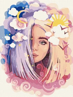 Картина по номерам - День и ночь ©lesya_nedzelska_art