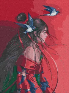 Картина за номерами - Небесна принцеса ©lesya_nedzelska_art
