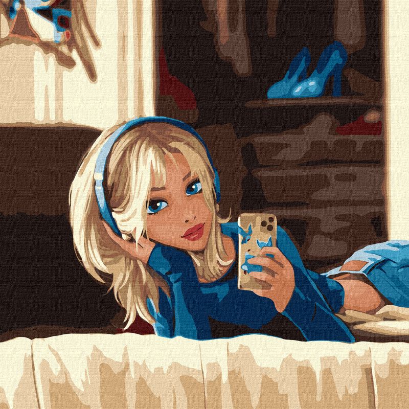 Картина за номерами - Улюблене селфі ©raretempter