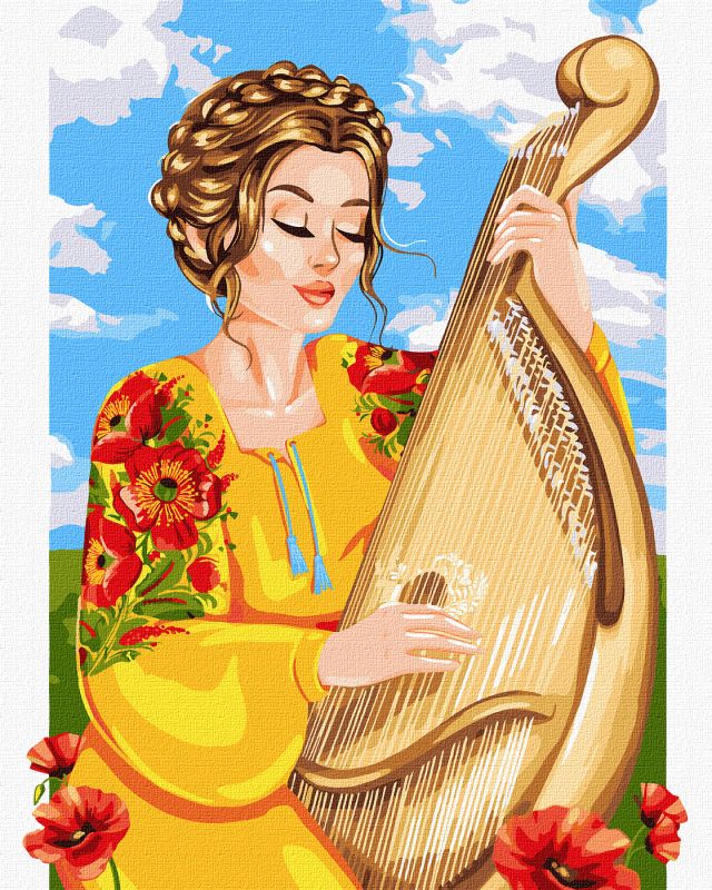Painting by numbers - Play, my bandura ©krizhanskaya