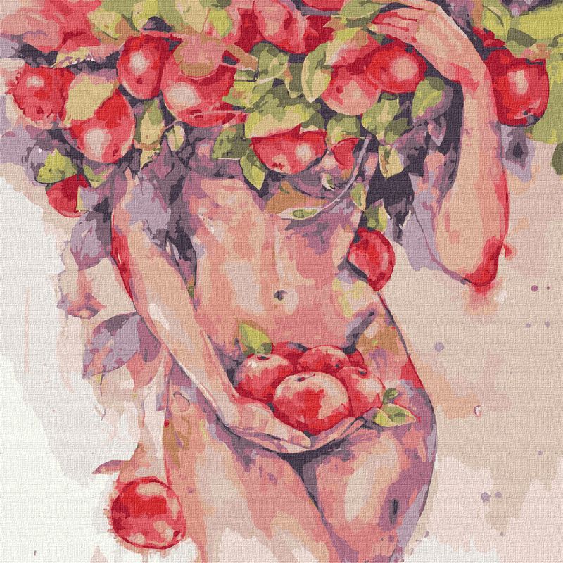 Картина по номерам - Яблочный соблазн ©lesya_nedzelska_art