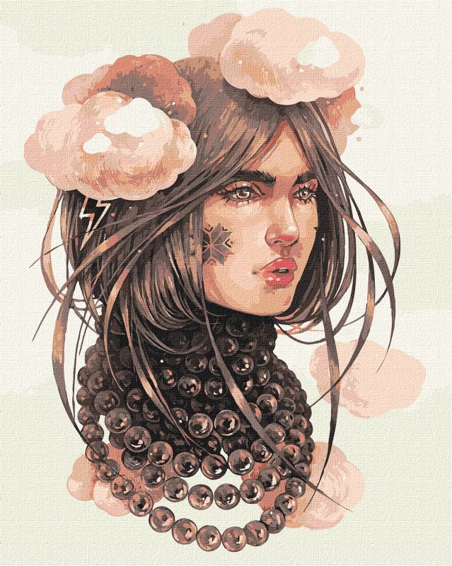 Картина по номерам - Облачные мысли ©lesya_nedzelska_art