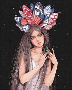 Картина за номерами - Барви метеликів ©lesya_nedzelska_art