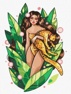Картина по номерам - Хищная красота ©lesya_nedzelska_art