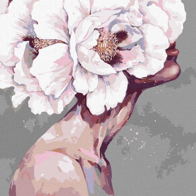 Картина за номерами - Вишукана дівчина ©lesya_nedzelska_art