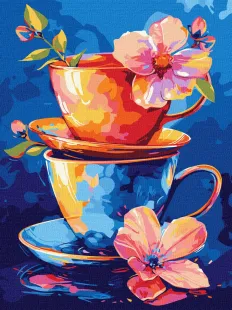 Картина по номерам - Тайна чаепития ©art_selena_ua