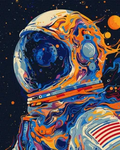 Картина за номерами - Погляд у вічність ©art_selena_ua