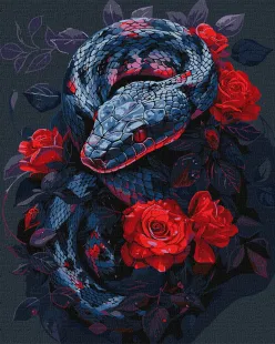 Картина за номерами - Небезпечна троянда ©art_selena_ua