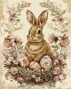 Картина по номерам - Пасхальный кролик 2 ©art_selena_ua