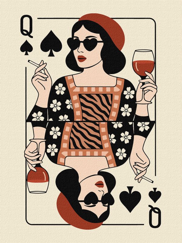 Painting by numbers - Queen's card ©art_selena_ua