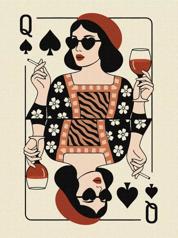 Painting by numbers - Queen's card ©art_selena_ua