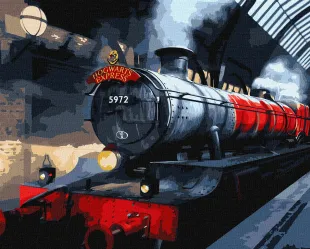 Картина за номерами - Harry Potter: Гоґвортський експрес з фарбами металік extra ©Warner Bros.