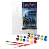 Painting by numbers - Harry Potter: Hogwarts at night with extra metallic paints ©Warner Bros.