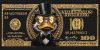 Painting by numbers - Gold-plated banknote with metallic paints ©art_selena_ua