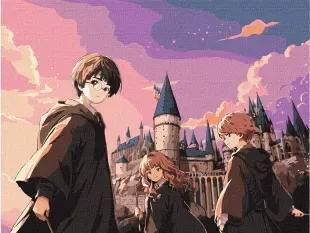 Картина за номерами - Harry Potter: Магічне тріо ©Warner Bros.