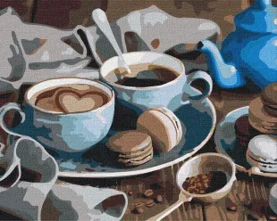 Painting by numbers - A sweet morning 