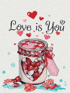 Картина по номерам - Love is you