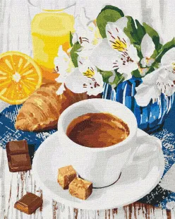 Картина за номерами - Ранкові ласощі