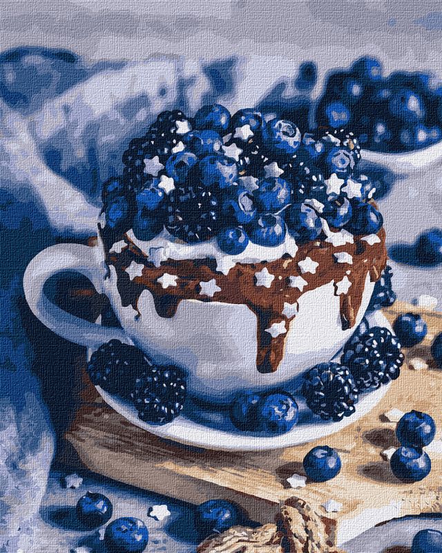 Картина по номерам - Шоколадный брауни