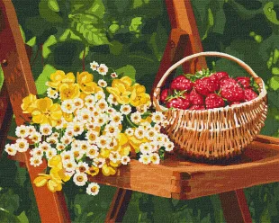 Картина за номерами - Літні дари