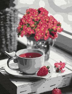 Painting by numbers - Enjoying the moment 
